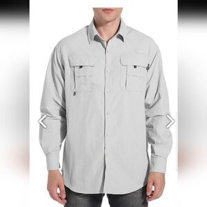 Willit Men's Long Sleeve Fishing Shirts UV Protection UPF 50+ Sun Shirts SPF Hik